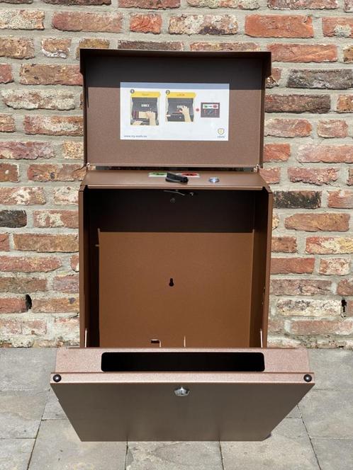 Brievenbus voor pakjes, Tuin en Terras, Brievenbussen, Nieuw, Wandbrievenbus, Aluminium, Ophalen