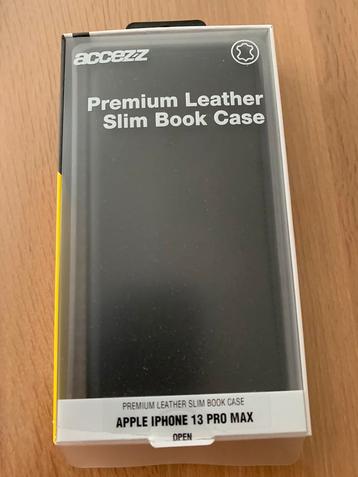 iPhone 13 Pro Max leather slim book case nieuw  beschikbaar voor biedingen