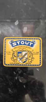 Oud bieretiket stout Br. DE Beerst Veurne, Ophalen of Verzenden, Zo goed als nieuw