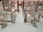 Vintage glazen lade opbergschep (18st), Ophalen