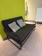 Slaapbank, Huis en Inrichting, Slaapkamer | Slaapbanken, Ophalen, Zwart, Zo goed als nieuw, Twijfelaar