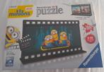 3D puzzel Minions 108 stuks, Enlèvement ou Envoi, Plus de 50 pièces, Comme neuf, 6 ans ou plus