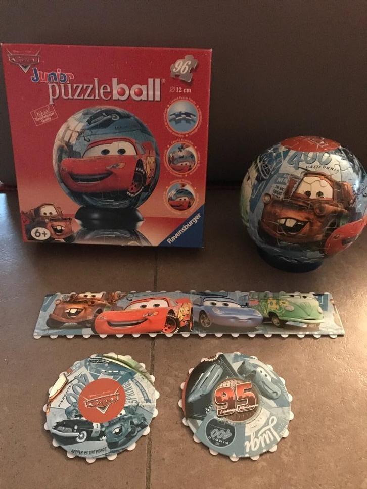 Cars 3D puzzel - ravensburger, Kinderen en Baby's, Speelgoed | Kinderpuzzels, Gebruikt, 6 jaar of ouder, Meer dan 50 stukjes, Ophalen of Verzenden