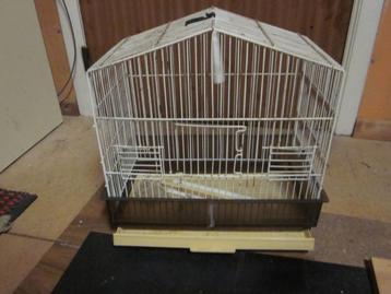 Cage à oiseaux avec balançoire et fond à tiroir pour nettoya