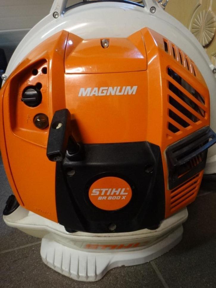 Stihl-machines, Tuin en Terras, Bladblazers, Zo goed als nieuw, Ruggedragen, Benzine, Ophalen