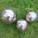 Vijverballen Inox, Tuin en Terras, Ophalen of Verzenden, Zo goed als nieuw