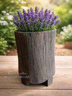 Boomstampotten handgemaakt, Tuin en Terras, Bloempotten, Ophalen, Nieuw