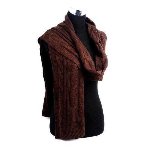 SJAAL BRUIN DIK EN WARM UNISEX 220X35 CM NIEUW, Vêtements | Hommes, Bonnets, Écharpes & Gants, Neuf, Écharpe, Enlèvement ou Envoi
