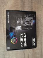 Asus prime z-490p goede staat, Computers en Software, Moederborden, Ophalen of Verzenden, Gebruikt, Intel, DDR4
