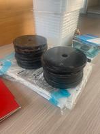 Gewichten, Sport en Fitness, Fitnessmaterialen, Ophalen, Gebruikt, Halterschijven