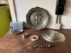 Allerlei tin en zilverwerk - kan apart, Antiek en Kunst, Antiek | Tin, Ophalen