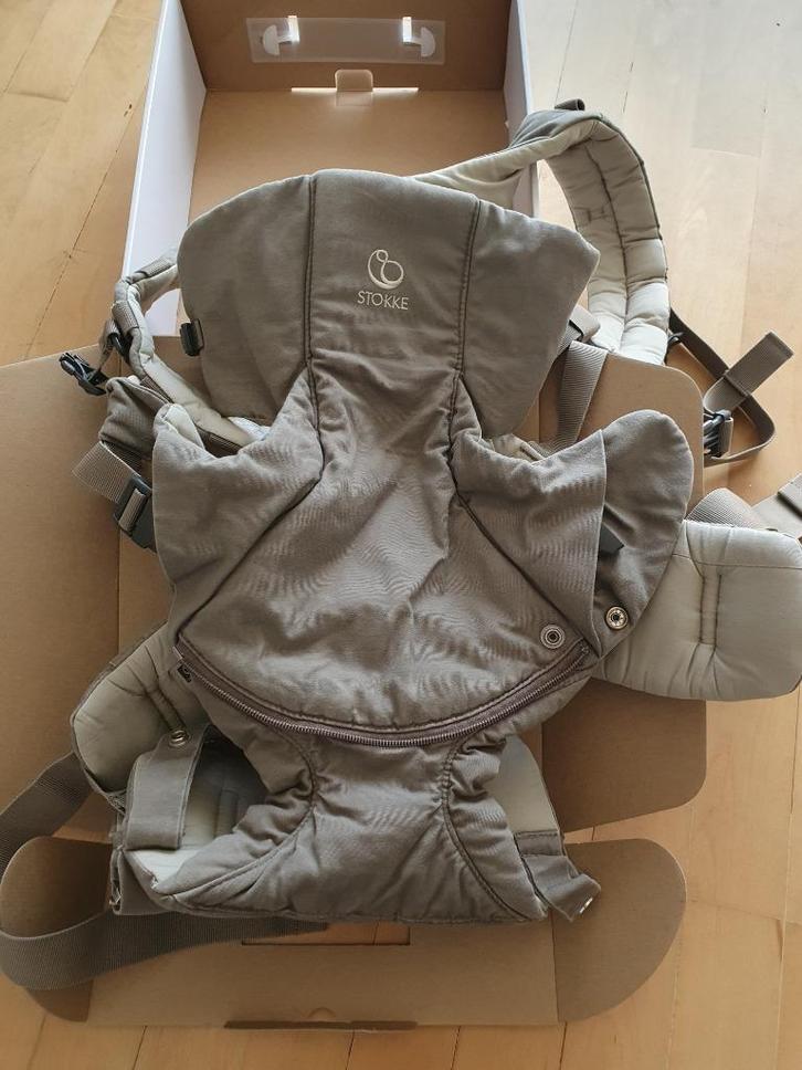 Stokke MyCarrier Porte bébé Position Abdominale, Kinderen en Baby's, Babydragers en Draagdoeken, Zo goed als nieuw, Draagzak, Buik