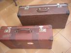 2 grote  vintage valiezen - reiskoffers voor 25 €, Ophalen