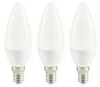 3 stuks - LED-lamp E14/3,6W - C35 warmwit mat - Niet Dimbaar, Ophalen of Verzenden, Nieuw, Gloeilamp