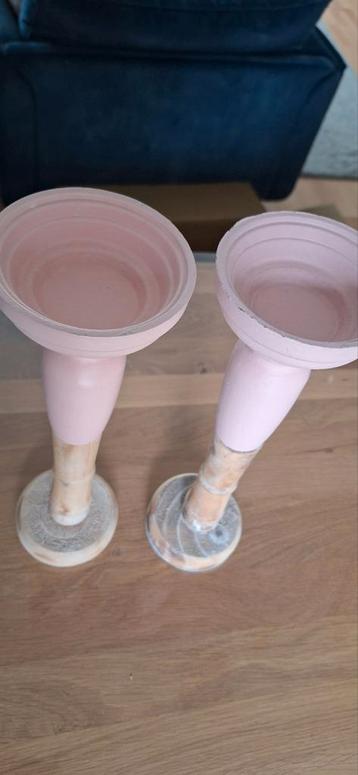 Set van 2 kandelaars voor bloemendecoratie of andere feestda beschikbaar voor biedingen