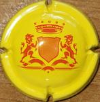 Crémant Alsace capsule COOP. BEBLENHEIM geel & rood nr 02, Verzamelen, Ophalen of Verzenden, Nieuw, Frankrijk, Witte wijn