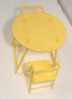 Barbie Magical Motor Home klapstoelen en -tafel, Ophalen of Verzenden, Gebruikt, Barbie