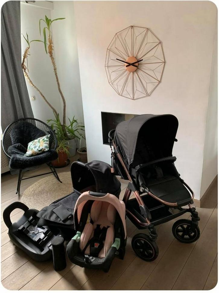 Kinderwagen ABC Design 3 in 1 combi inclusief 4 delig acc., Kinderen en Baby's, Kinderwagens en Combinaties, Kinderwagen, Luchtbanden