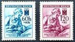 2X Deutsches Rotes Kreuz Bohemen & Moravië 1942  POSTFRIS, Postzegels en Munten, Postzegels | Europa | Duitsland, Overige periodes