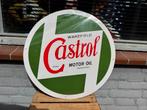 Castrol oud reclamebord, Verzamelen, Ophalen of Verzenden, Gebruikt, Reclamebord