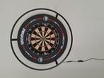 Dartsblok, surround en lamp te koop, Sport en Fitness, Darts, Ophalen, Zo goed als nieuw
