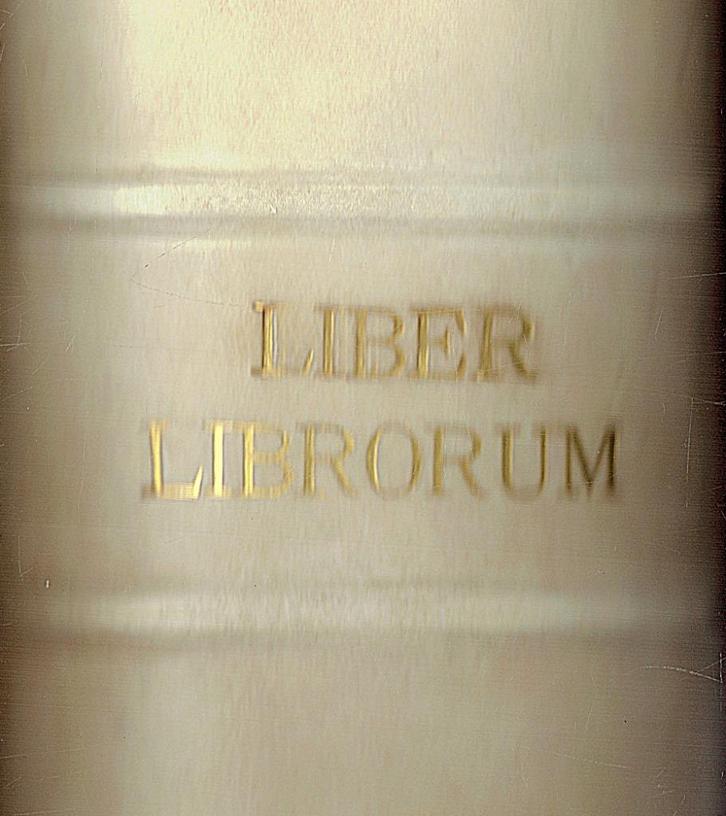 Liber Librorum: 5000 j. boekkunst.Luxe binding in leer1973, Antiek en Kunst, Antiek | Boeken en Manuscripten, Ophalen of Verzenden
