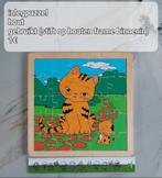 Inlegpuzzel hout, 2 tot 4 jaar, Gebruikt, 10 tot 50 stukjes, Ophalen of Verzenden