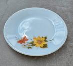 Vintage set van 6 kleine bordjes met bloemenmotief, Ophalen of Verzenden