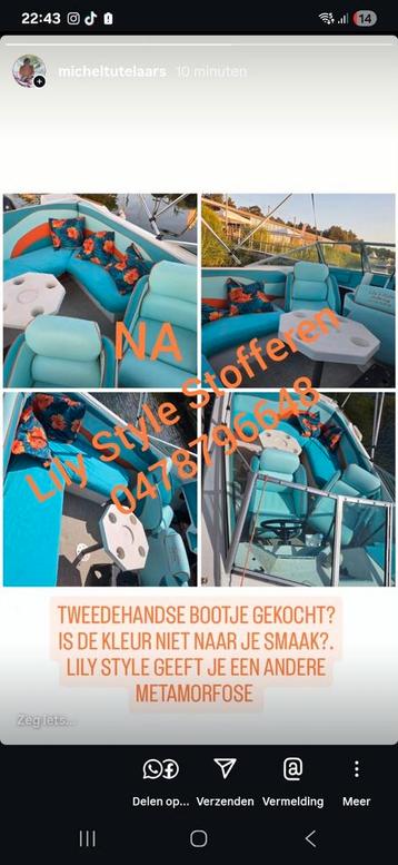 Boot stoffering  beschikbaar voor biedingen