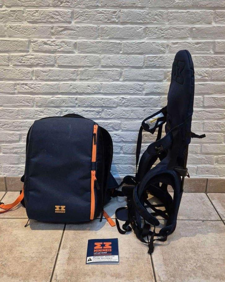 Minimeis kinddraagsysteem: schouderdrager met rugzak, Kinderen en Baby's, Babydragers en Draagdoeken, Zo goed als nieuw, Overige typen