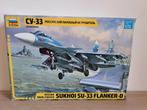 Zvezda 7297 - Sukhoi SU-33 Flanker D (1/72), Overige merken, 1:72 tot 1:144, Ophalen of Verzenden, Zo goed als nieuw
