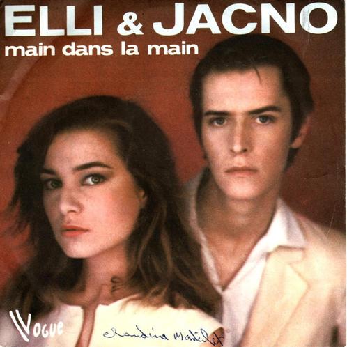 ELLI & JACNO - MAIN DANS LA MAIN - 7INCH - 1980 - FRANCE -, CD & DVD, Vinyles | Rock, Utilisé, Pop rock, Autres formats, Enlèvement ou Envoi