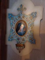 Moeder Maria wijwater op marmerenblad, Antiquités & Art, Antiquités | Objets religieux, Enlèvement