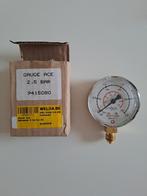 Manometer Acetyleen 2,5 bar, Ophalen of Verzenden, Nieuw