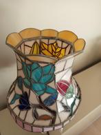 Buffettafellamp glas in lood / vintage, Ophalen