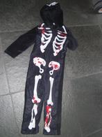 onesie skelet carnaval verkleed 122/128, Kinderen en Baby's, Carnavalskleding en Verkleedspullen, Jongen of Meisje, Ophalen of Verzenden