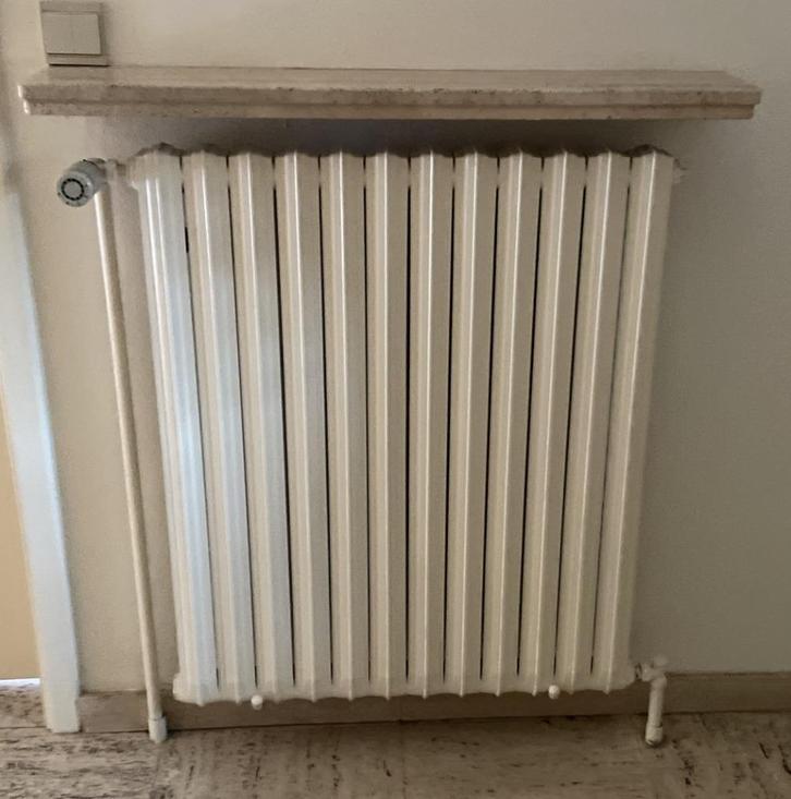 gietijzeren radiatoren - 7 stuks van diverse grootte, Doe-het-zelf en Bouw, Verwarming en Radiatoren, Gebruikt, Radiator, Ophalen
