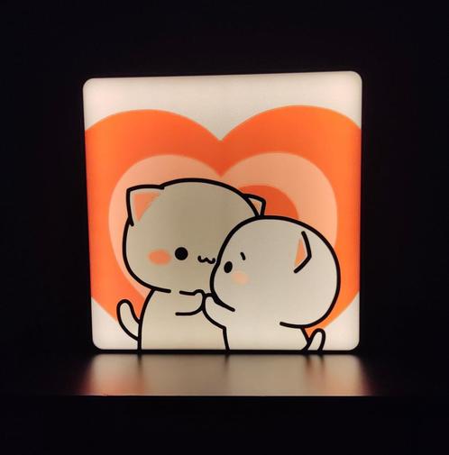 Goma and Peach LED lamp / lightbox, Huis en Inrichting, Lampen | Losse lampen, Nieuw, Led-lamp, Minder dan 30 watt, Overige fittingen