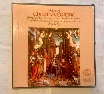 Coffret LP 12 l'Oratorio de Noël J.S Bach 3 vinyles et livre
