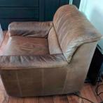 Fauteuil en cuir brun (très compact!), Enlèvement, Cuir