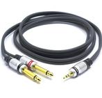 VITALCO 3.5mm 6.35mm x2 Cable 1.5m Splitter Mini Jack kabel, Audio, Tv en Foto, Nieuw, Ophalen of Verzenden, Minder dan 2 meter