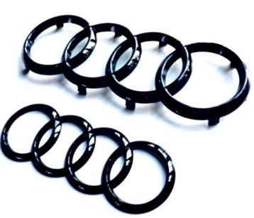 2x Logos Audi noir Brillant Audi A1, A3, A4 et A5 beschikbaar voor biedingen
