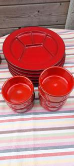 Fondue / gourmet servies villeroy boch, Huis en Inrichting, Ophalen, Zo goed als nieuw, Bord(en), Overige stijlen