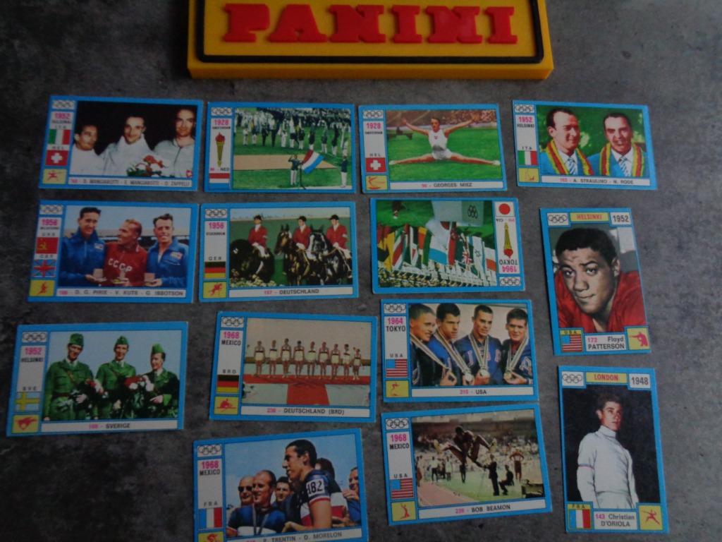 panini-stickers-olympia-1896-1972-historie-olympische-spele
