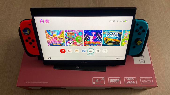 Nintendo Switch 10,1" scherm, Audio, Tv en Foto, Projectieschermen, Nieuw