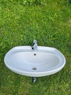 Lavabo vintage porcelaine, Doe-het-zelf en Bouw, Sanitair, Ophalen, Gebruikt, Wastafel