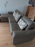 Salon en cuir canapé d angle, Maison & Meubles, Enlèvement, Cuir