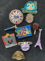 9 pin's Disney "Parcs à thème", Verzamelen, Ophalen of Verzenden, Overige figuren, Zo goed als nieuw, Overige typen