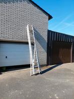 Alluminium ladder 3 ×12 sporten, Doe-het-zelf en Bouw, Ladders en Trappen, Ophalen, Zo goed als nieuw, Ladder