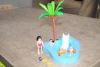 playmobil 6673 zwembad voor baby's met gleibaan compleet, Kinderen en Baby's, Speelgoed | Playmobil, Ophalen of Verzenden, Gebruikt